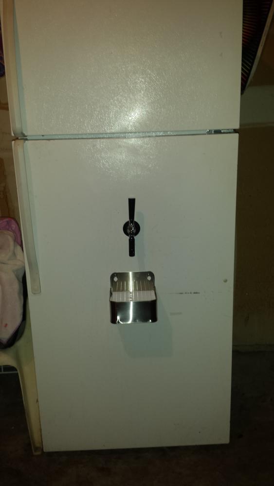 Deluxe Kegerator Conversion Kit - US Sankey D System - 5lb CO2 Tank - Customer Photo From josh clifton