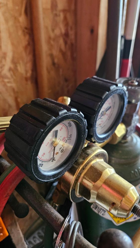 Taprite Rubber Regulator Gauge Protector - Customer Photo From Gary Hellick