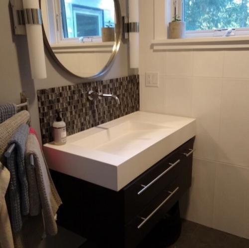 Wall Mounted Sink WT-04-A - Customer Photo From Monica Harris