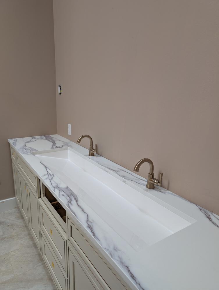 Undermount Ramp Sink UB-04-XXL - White, Glossy white - Customer Photo From Lisa umerley