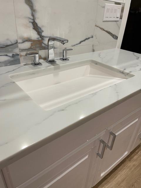Undermount Ramp Sink UB-04-L - Customer Photo From Paula