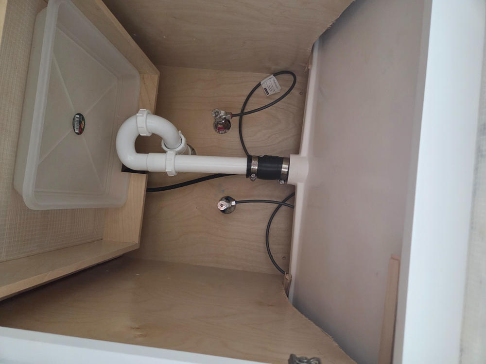 Undermount Ramp Sink UB-04-L - White, Glossy white - Customer Photo From Michelle Morley