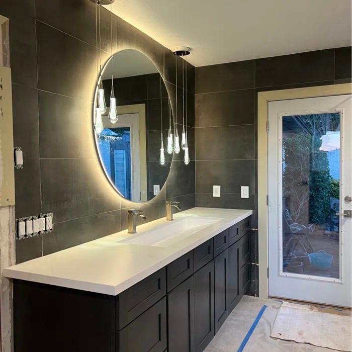 Undermount Ramp Sink UB-04-XL - Customer Photo From Debbie