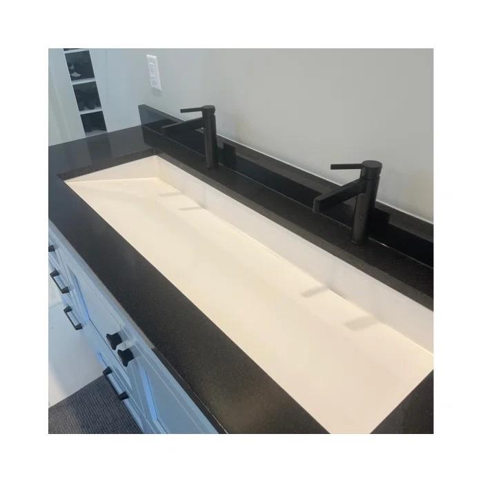 Undermount Ramp Sink UB-04-XL - Customer Photo From Jayne