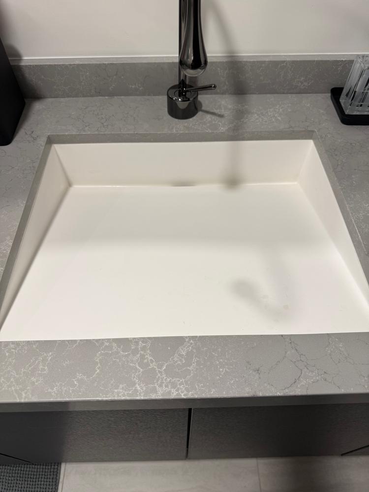 Undermount Ramp Sink UB-04-M - Customer Photo From Charlene James