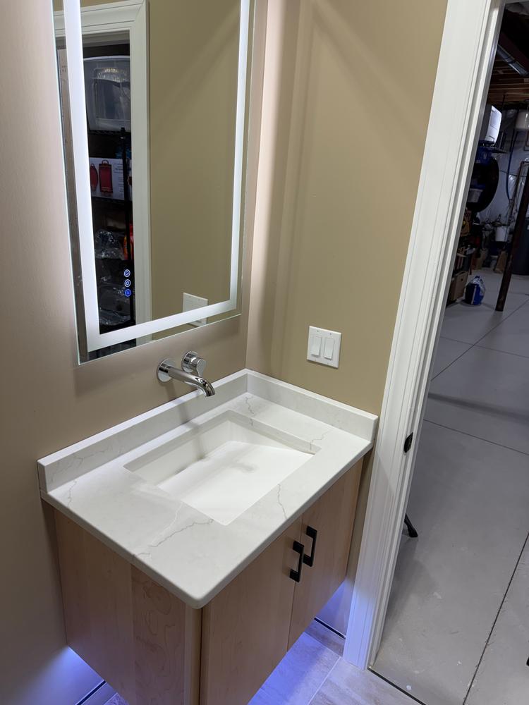 Undermount Ramp Sink UB-04-M - Customer Photo From Randy Donn
