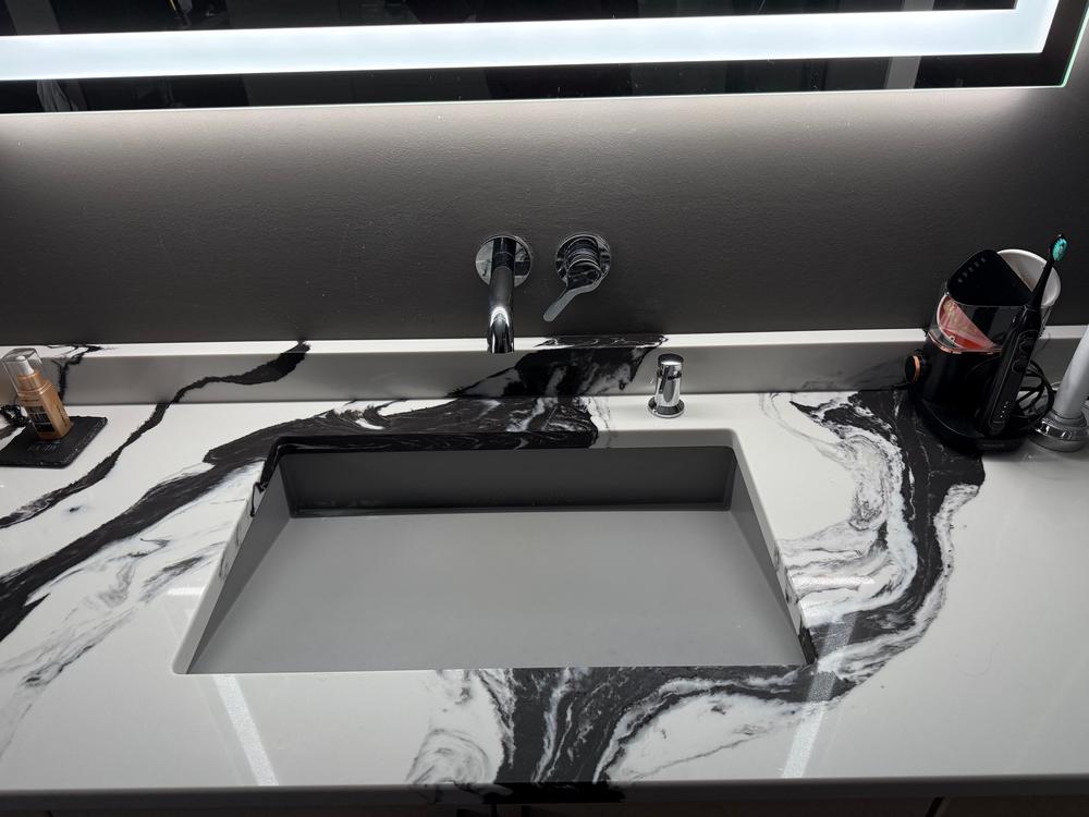 Undermount Ramp Sink UB-04-M - Customer Photo From Randy D