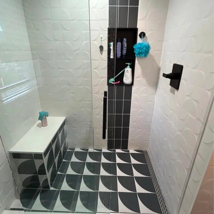 White Shower / Bathtub Niche NS-02 - Customer Photo From Andrea