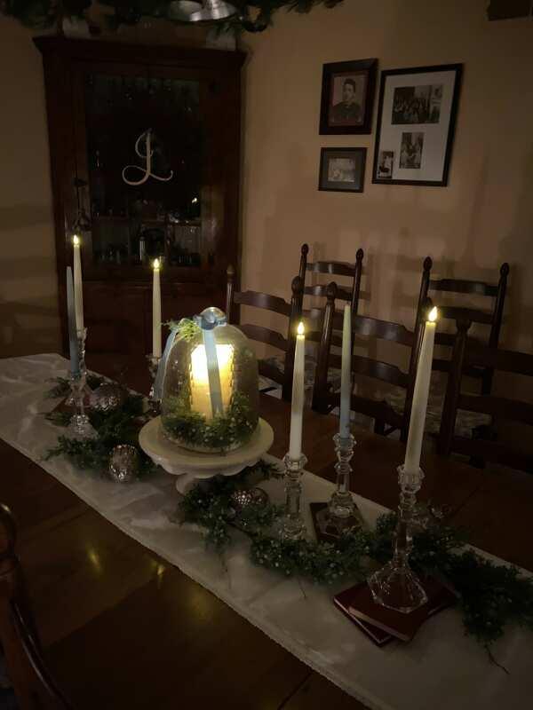 Infinity Wick Ivory 11" Taper Candles, Set of 4 - Customer Photo From Deborah J.