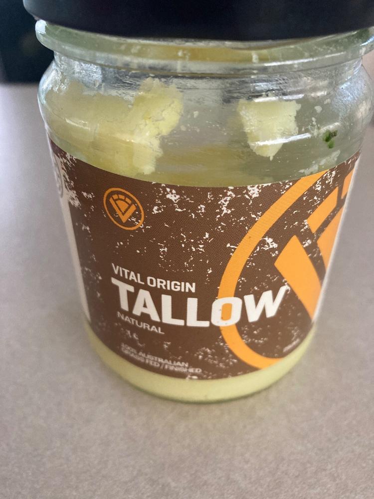 Grass Fed Beef Tallow: Natural - Customer Photo From Susan S.