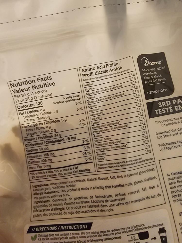 Grass-Fed New Zealand Whey Protein Concentrate - Customer Photo From Altaz Ladak