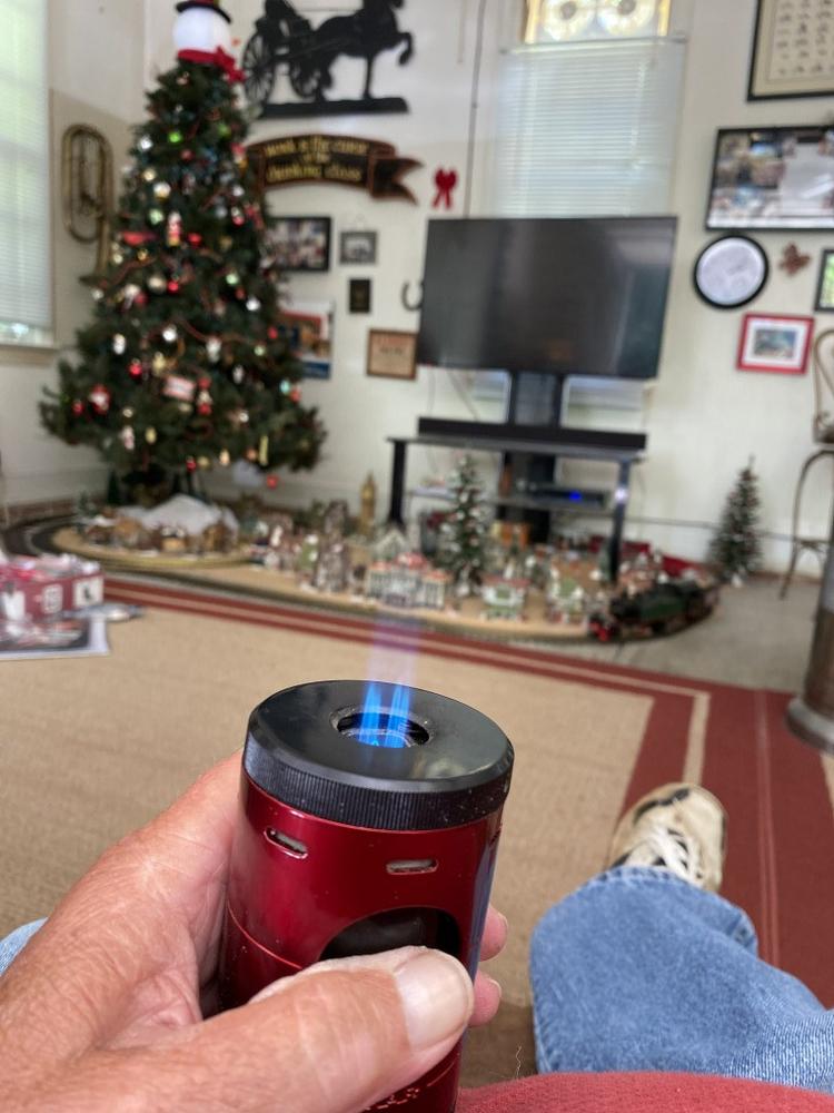 Xikar Volta Torch Flame Quad Jet Cigar Lighters - Customer Photo From Steve Haney