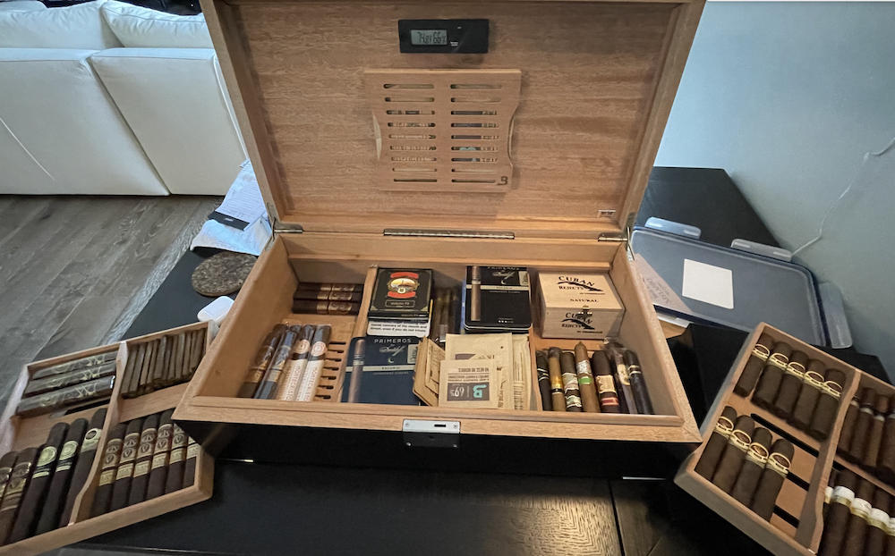 Zino Davidoff Z6 Leaf Humidors - Customer Photo From Brian Tappert