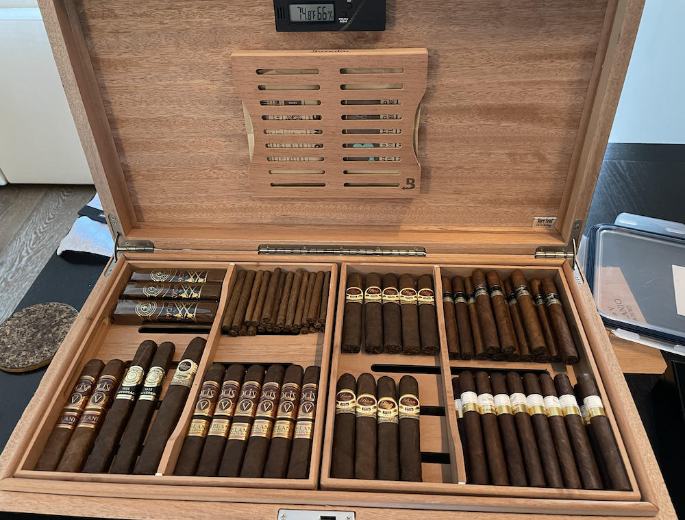 Zino Davidoff Z6 Leaf Humidors - Customer Photo From Brian Tappert