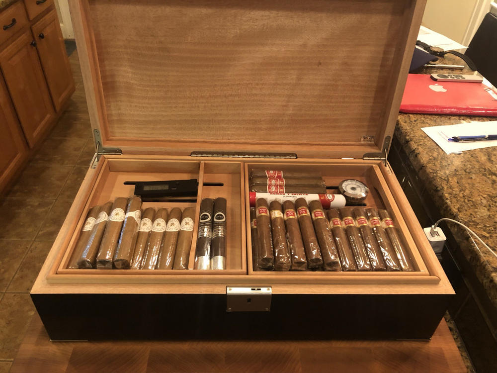 Zino Davidoff Z6 Leaf Humidors - Customer Photo From John Mennone