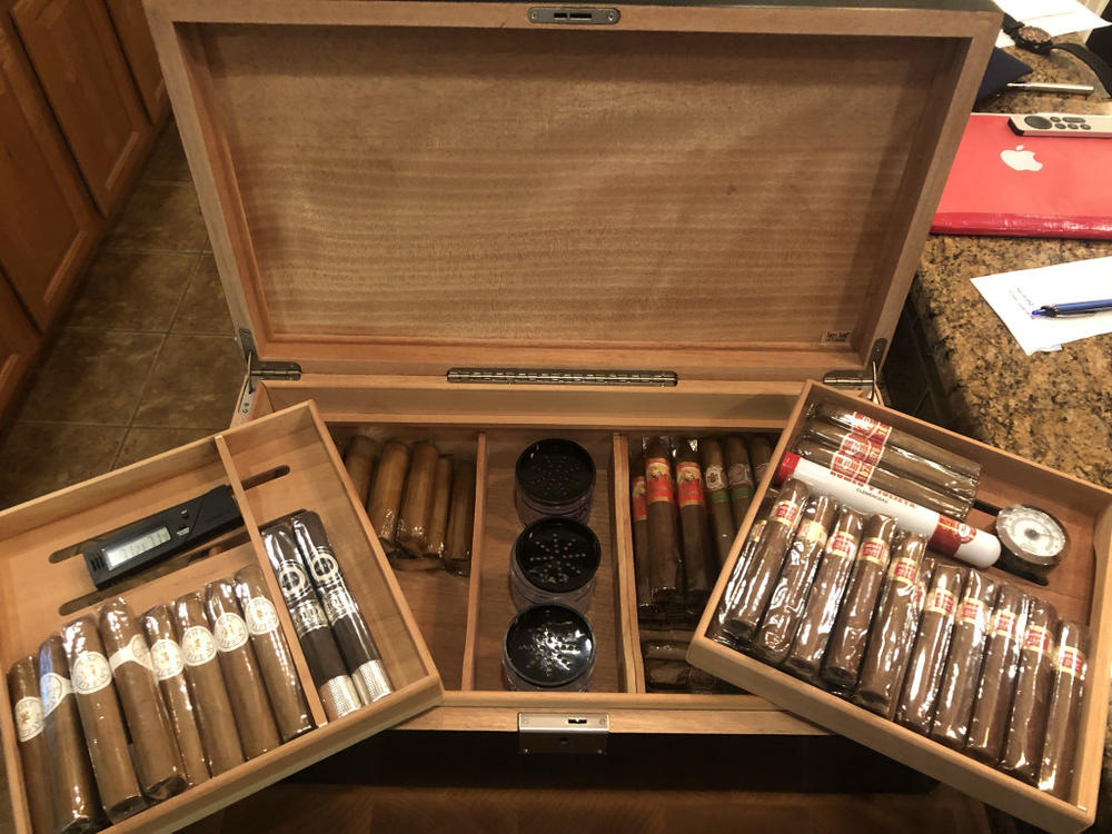 Zino Davidoff Z6 Leaf Humidors - Customer Photo From John Mennone