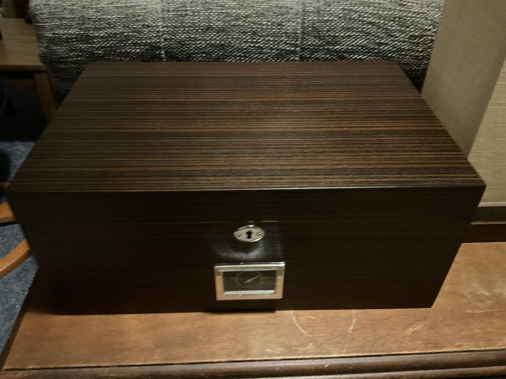 Prestige Rockefeller 130-Cigar Desktop Humidor - Customer Photo From phillip hofer