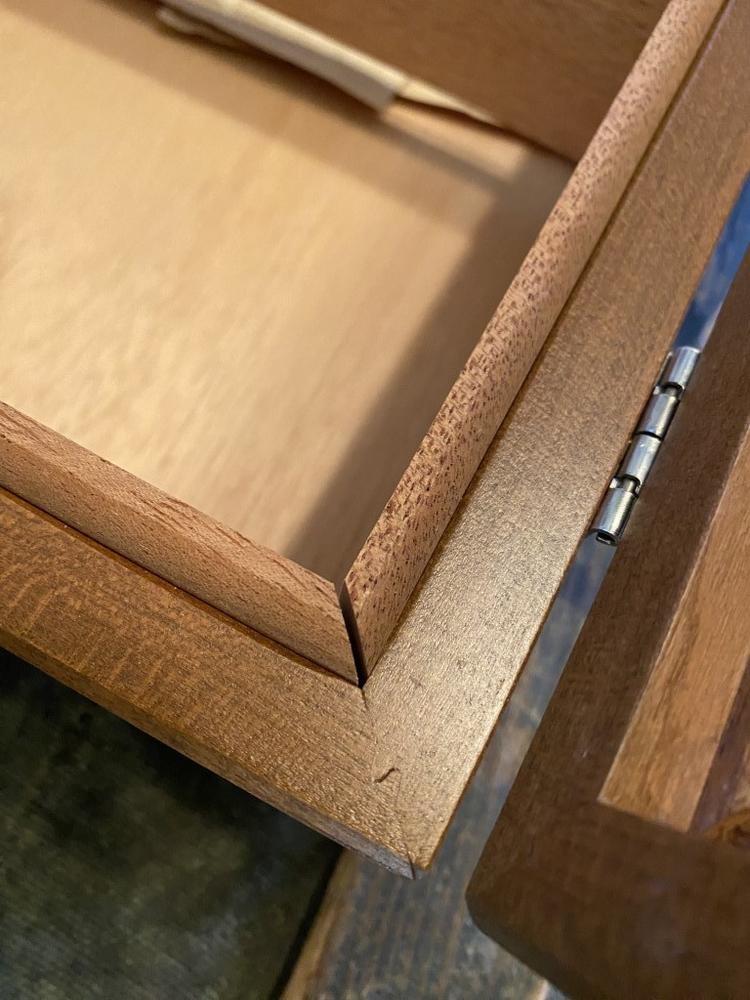 American Chest WoodTop Maple 75-Cigar Desktop Humidors - Customer Photo From Michael Miskel