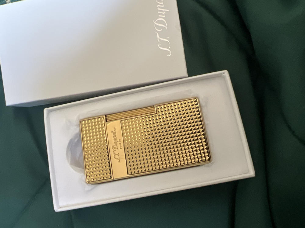 S.T. Dupont Biggy Flat Torch Flame Cigar Lighter - Customer Photo From Jerel Crew
