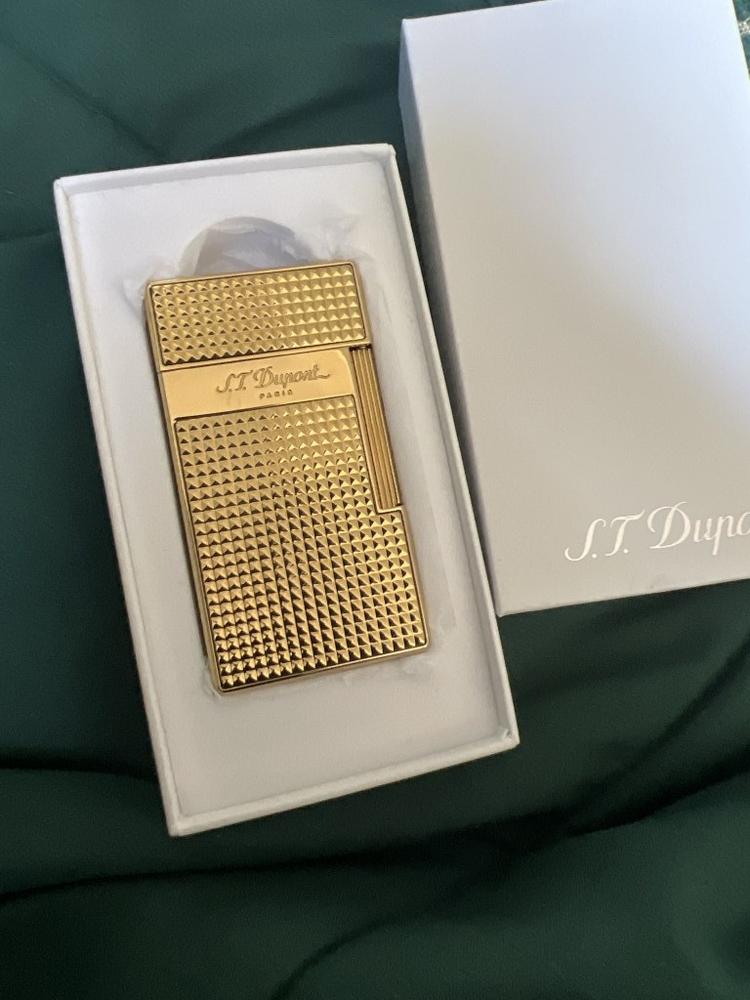 S.T. Dupont Biggy Flat Torch Flame Cigar Lighter - Customer Photo From Jerel Crew