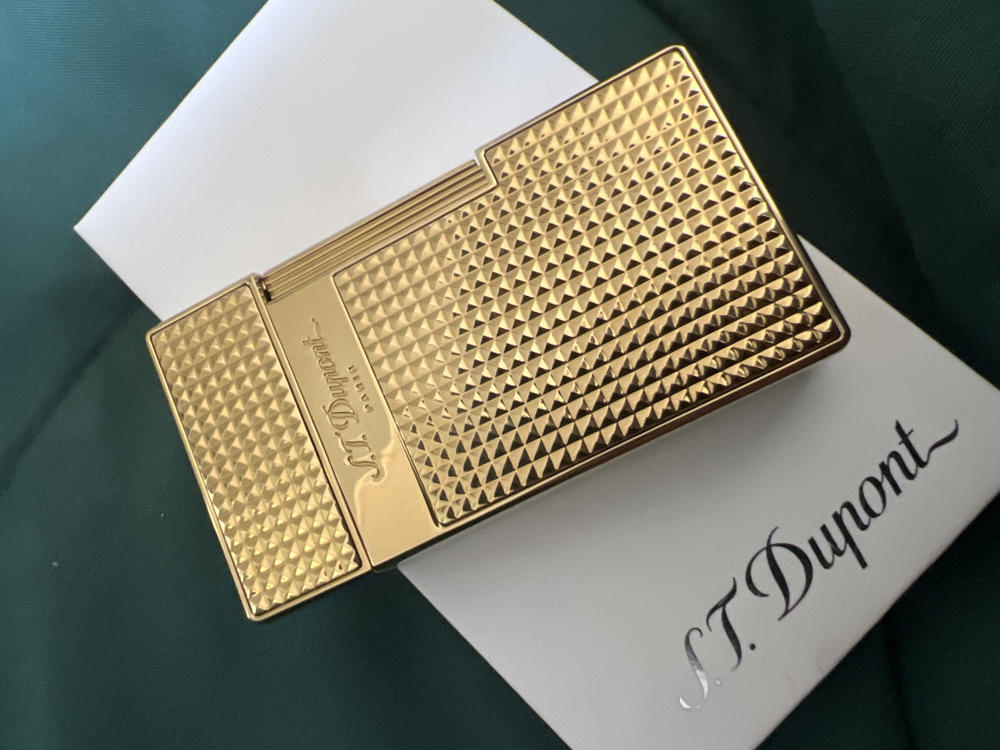 S.T. Dupont Biggy Flat Torch Flame Cigar Lighter - Customer Photo From Jerel Crew