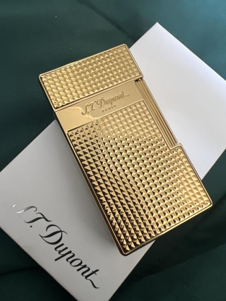 S.T. Dupont Biggy Flat Torch Flame Cigar Lighter - Customer Photo From Jerel Crew