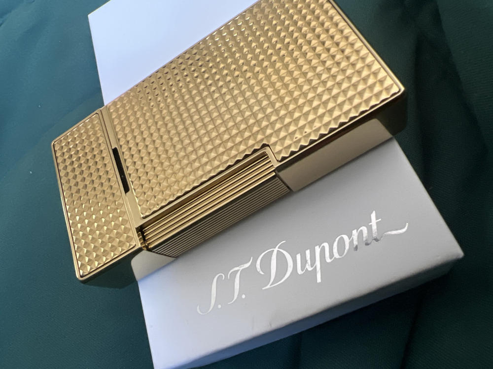 S.T. Dupont Biggy Flat Torch Flame Cigar Lighter - Customer Photo From Jerel Crew