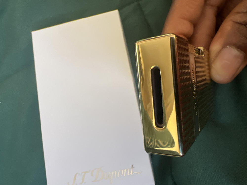 S.T. Dupont Biggy Flat Torch Flame Cigar Lighter - Customer Photo From Jerel Crew