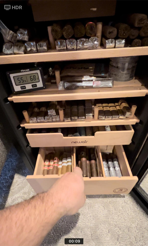Newair x Boveda 500-Cigar Electric Humidor - Customer Photo From Christopher Lauver
