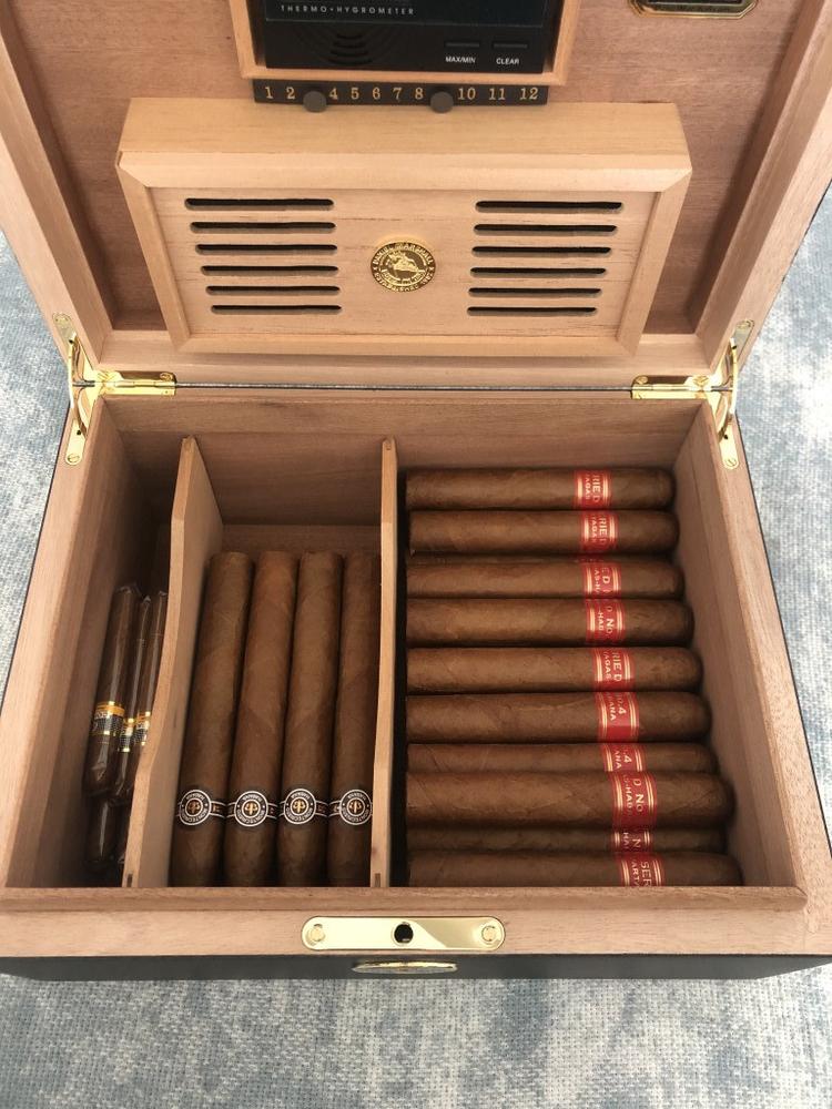 Daniel Marshall 20065 Ambiente 65-Cigar Humidor - Matte Black - Customer Photo From Jesse Evanshen