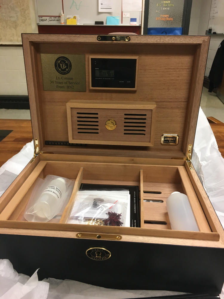 Daniel Marshall 20065 Ambiente 65-Cigar Humidor - Matte Black - Customer Photo From Graham Sleet