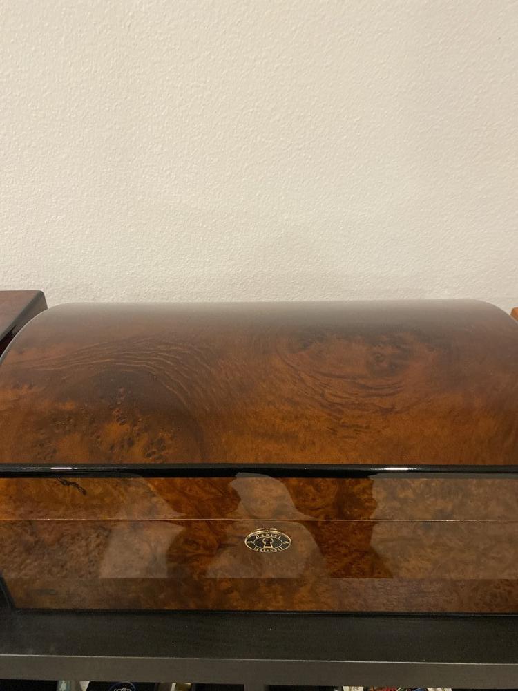 Daniel Marshall 10085 Limited Edition Treasure Chest 150-Cigar Humidor - Precious Burl Wood - Customer Photo From Nick Lambrinoudis