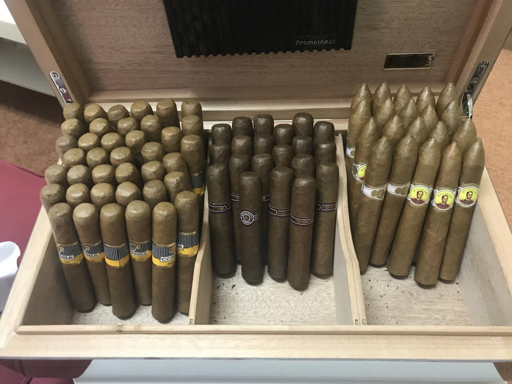 Prometheus Rosewood 50-100 Cigar Humidor - Octagon Series - Customer Photo From KHALED ALZAHRANI