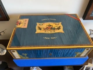 Elie Bleu Alba 110 Cigar Humidor - Alba Collection - Customer Photo From Casey Teets