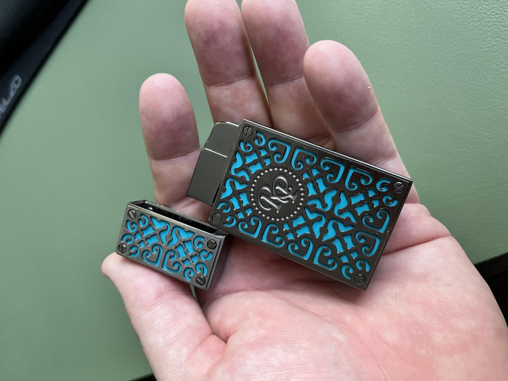 Rocky Patel Burn Torch Flame Double Jet Cigar Lighters - Customer Photo From George Wilson