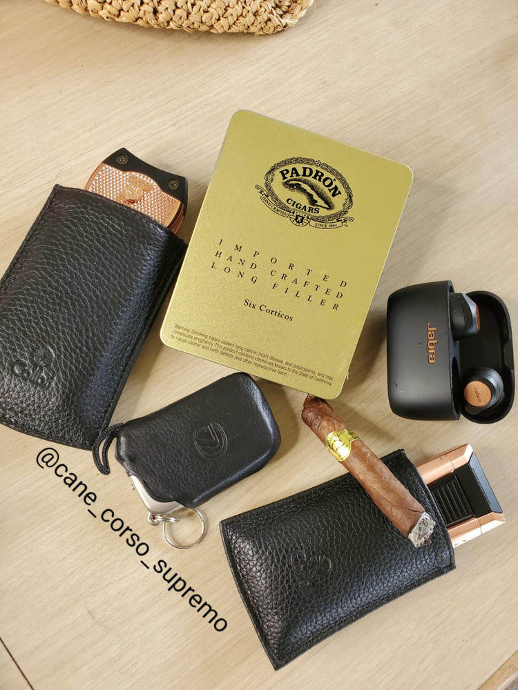 Colibri Large Leather Lighter or Cutter Case - Customer Photo From Ben Beltrano