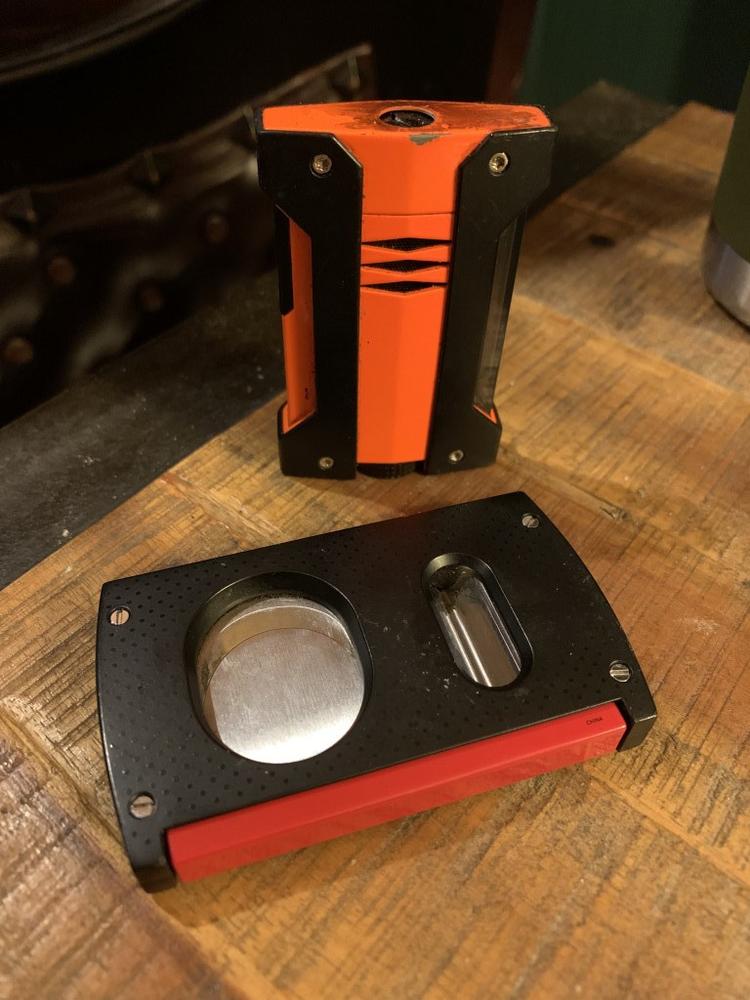 S.T. Dupont V-Cut and Guillotine Double-Blade Cigar Cutter - Customer Photo From Joseph McGuire