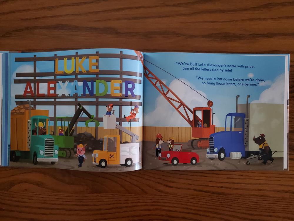 My Very Own Trucks Personalized Book - Customer Photo From 