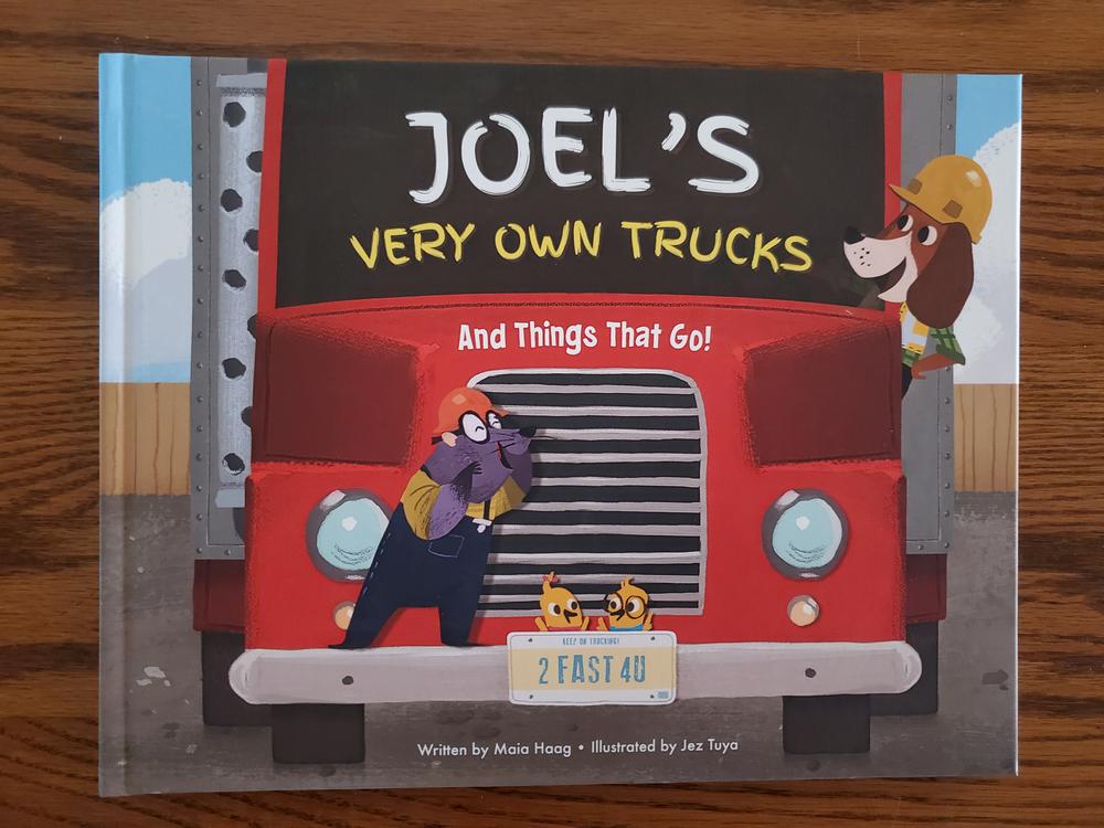 My Very Own Trucks Personalized Book - Customer Photo From 