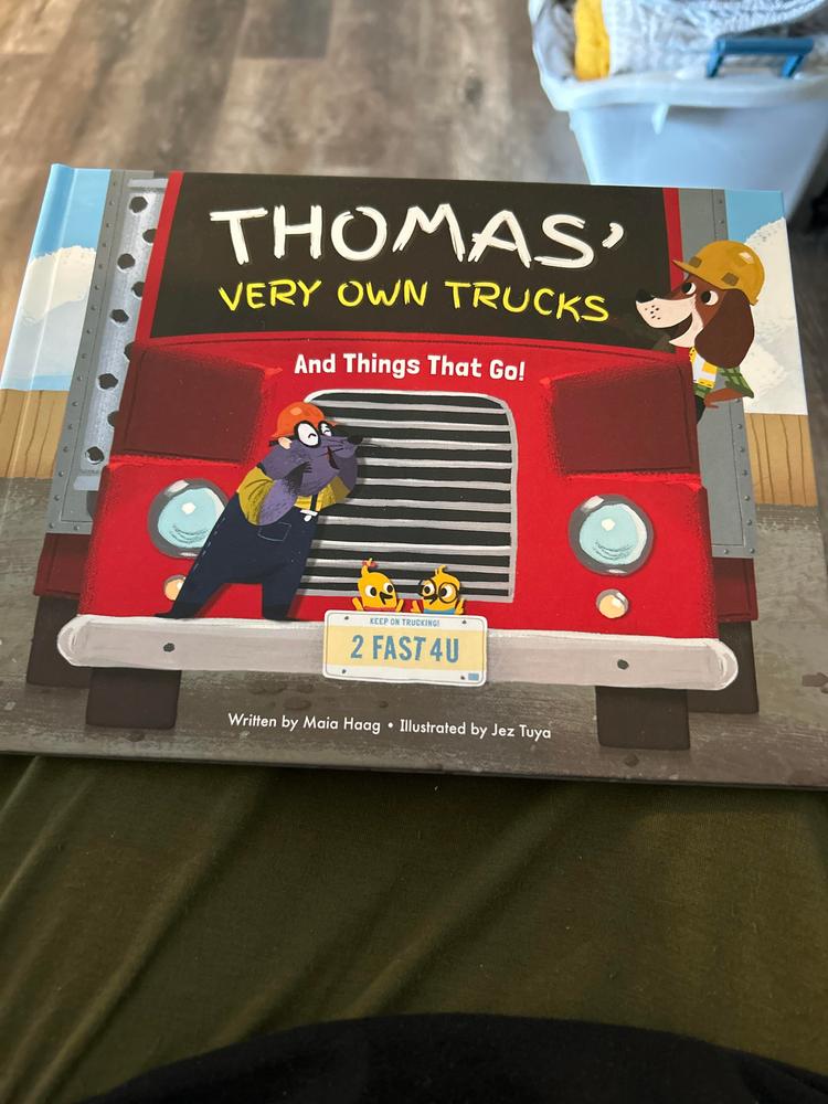 My Very Own Trucks Personalized Book - Customer Photo From 