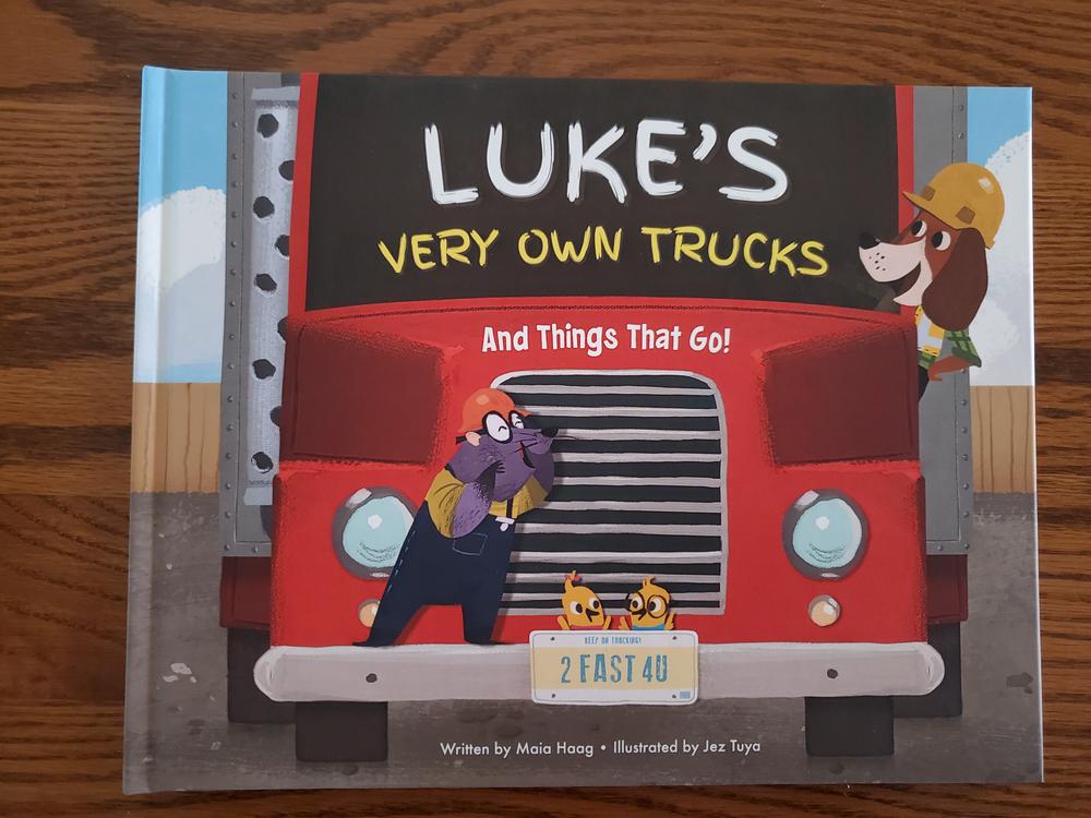 My Very Own Trucks Personalized Book - Customer Photo From 