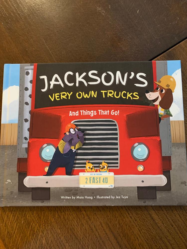 My Very Own Trucks Personalized Book - Customer Photo From 