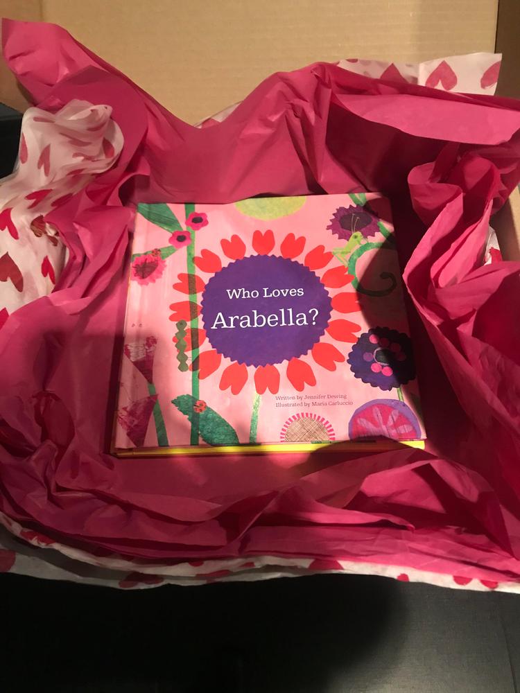 Who Loves Me? Personalized Book - Pink - Customer Photo From 