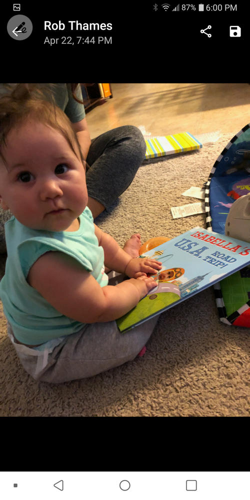 My U.S.A. Road Trip Personalized Book - Customer Photo From