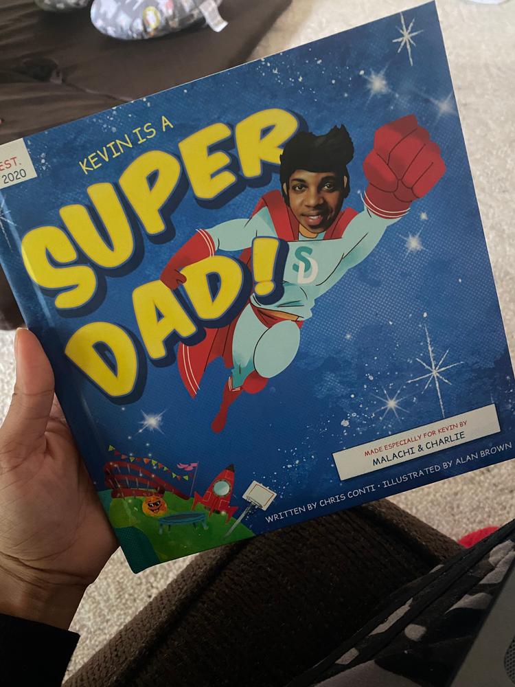 Super Dad! Personalized Book - Customer Photo From 