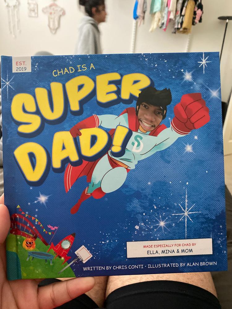 Super Dad! Personalized Book - Customer Photo From 
