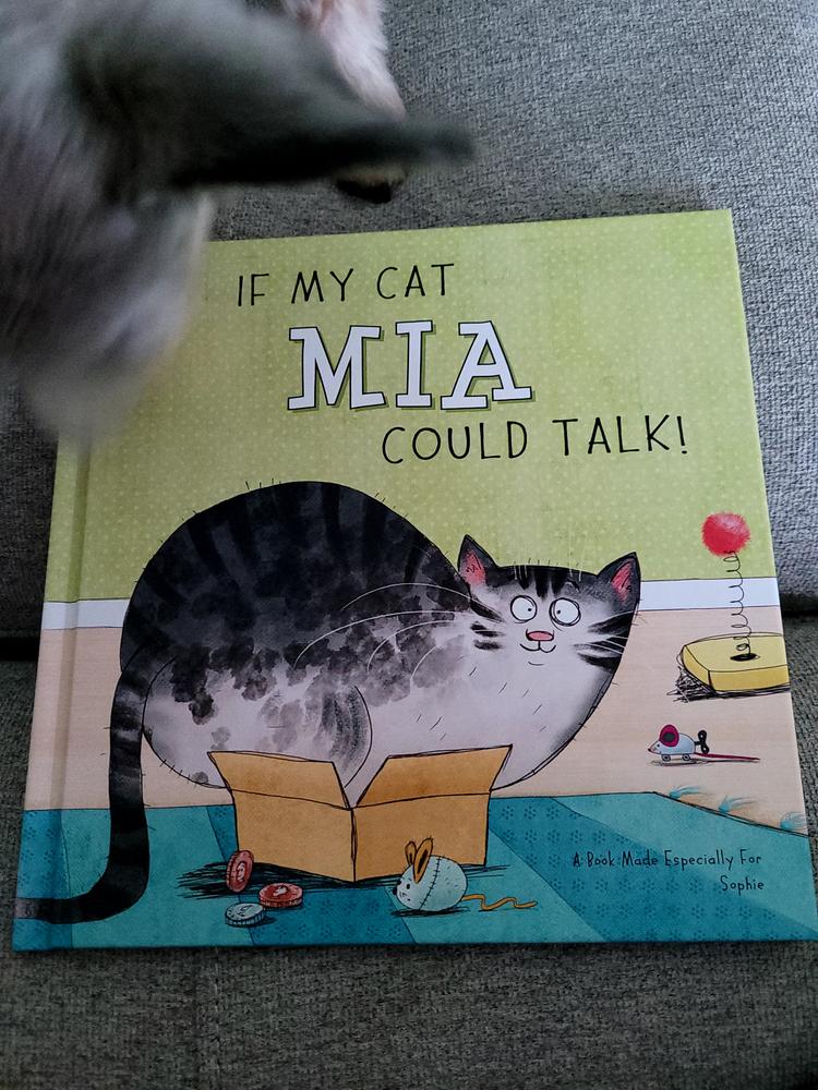 If My Cat Could Talk Personalized Book - Customer Photo From