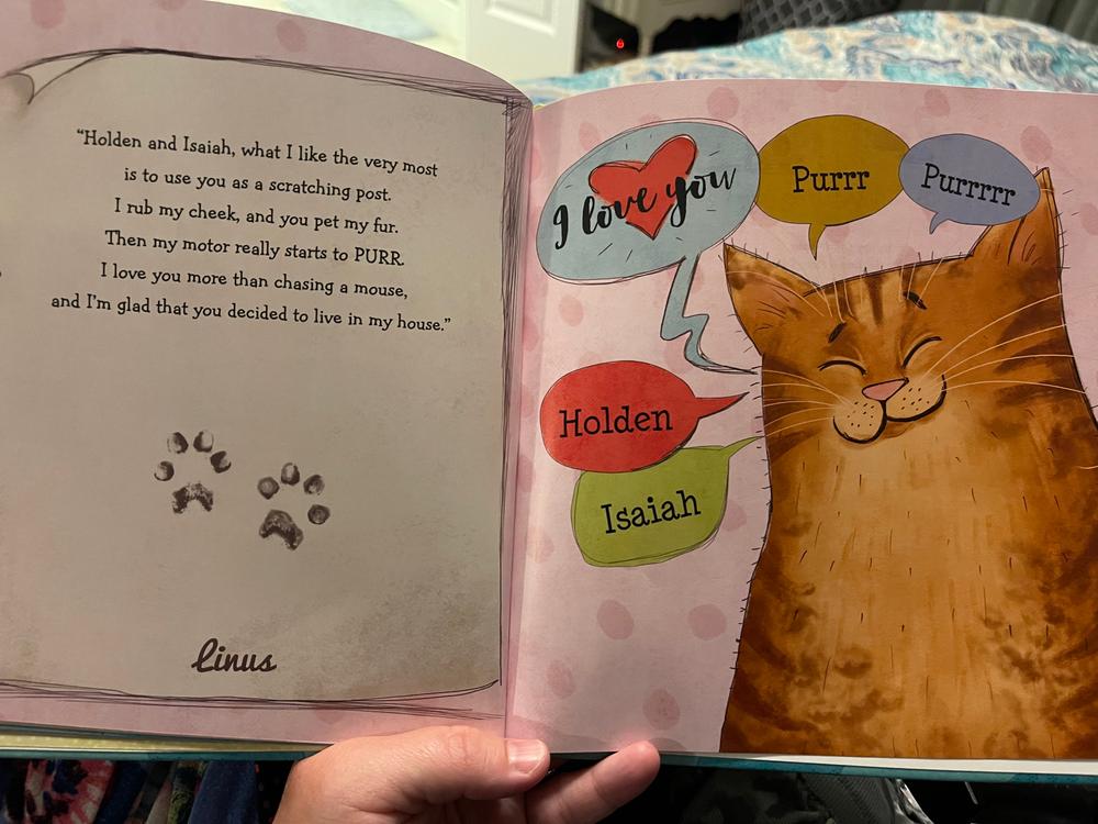If My Cat Could Talk Personalized Book - Customer Photo From
