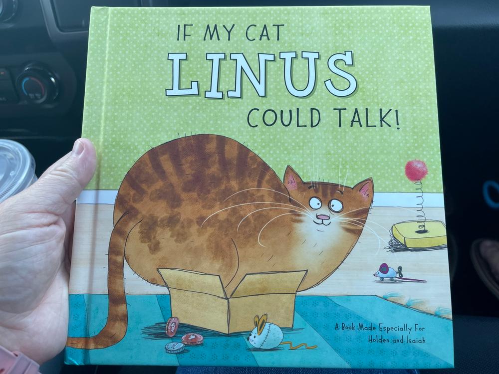If My Cat Could Talk Personalized Book - Customer Photo From