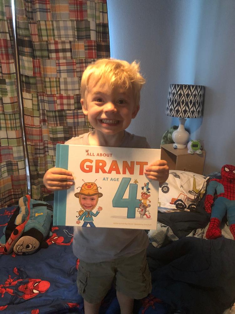 All About Me at My Age Personalized Book - Customer Photo From